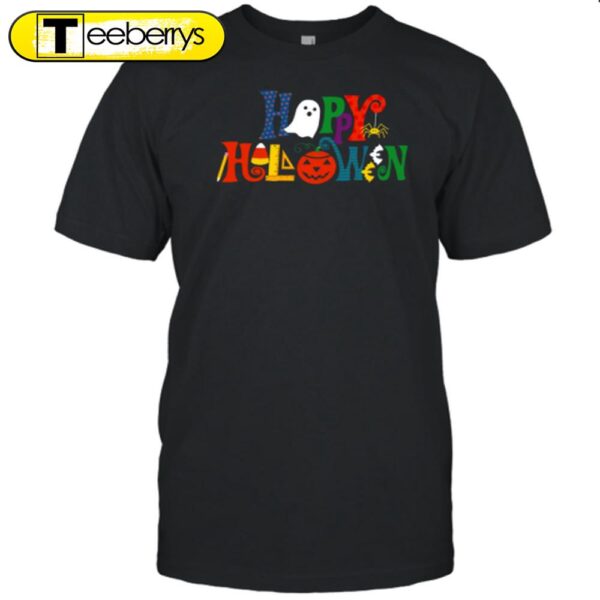 Colorful Happy Halloween T-Shirt