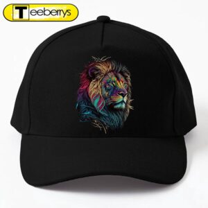 Colorful Lion Eye Catching Cap