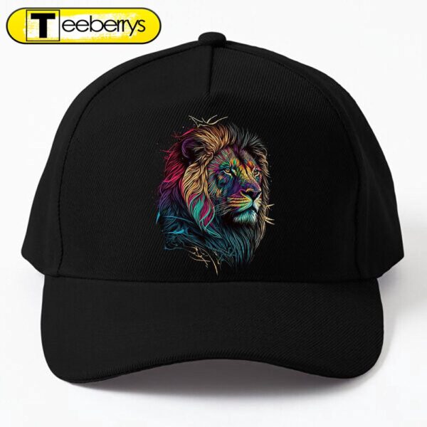 Colorful Lion Eye Catching Cap