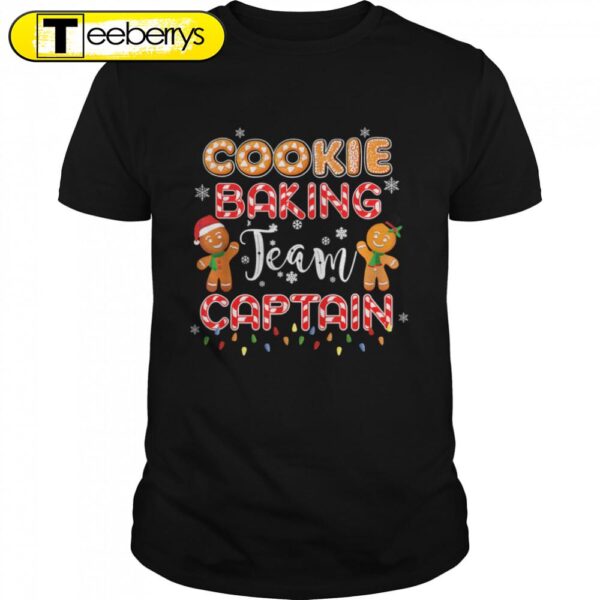 Cookie Baking Team Captain Gingerbread Christmas Shirts