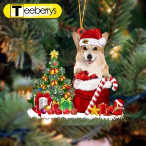 Corgi Gift Bag Merry Christmas…