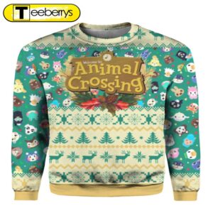 Cozy & Festive Animal Crossing Ugly Christmas Sweater - Embrace the Holiday Spirit