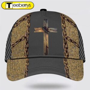 Cross Wooden Baseball Cap –…