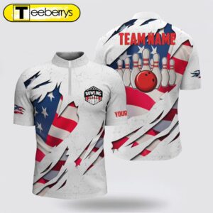 Custom Bowling Shirts American Flag…