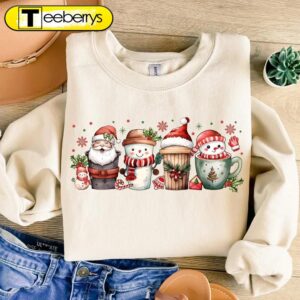 Cute Christmas Coffee Santa Claus…