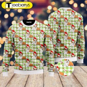 Cute Corgi Ugly Christmas Sweater…