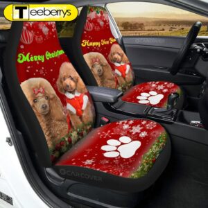 Cute Couple Poodles Car Seat…