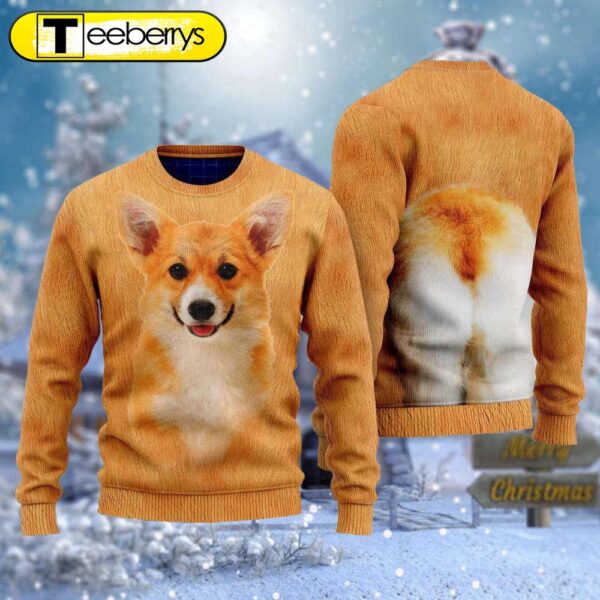 Cute & Cozy Lovely Corgi Dog Ugly Sweater – Perfect for Dog Lovers