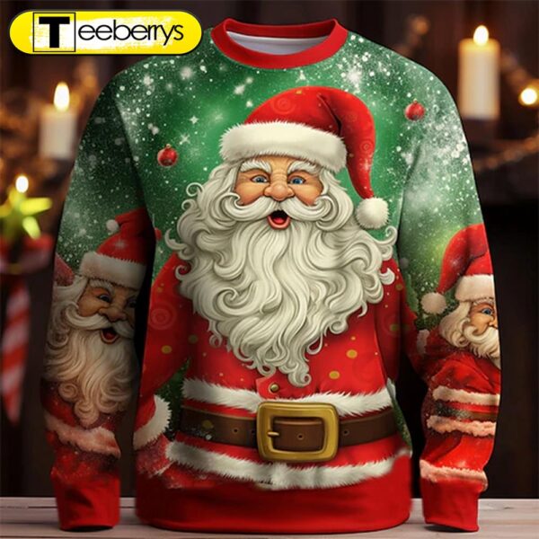 Cute Santa Claus Christmas 3D Shirt – Gift For Xmas