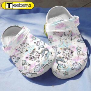 Cute Unicorn In Mermaid Clogs…