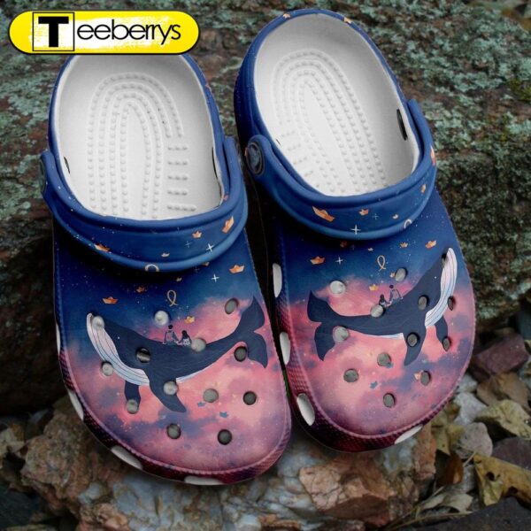 Cutie Couple On Whale Shoes – Love The Ocean Shoes Clogbland Clog