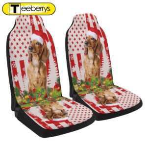 Dachshund Christmas Seat Cover Cars