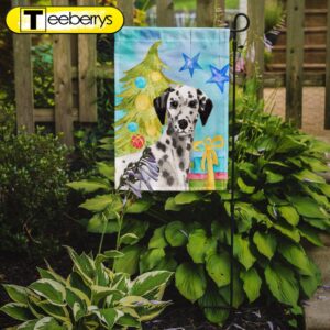 Dalmatian Christmas Garden Flag