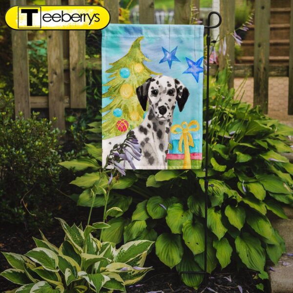 Dalmatian Christmas Garden Flag