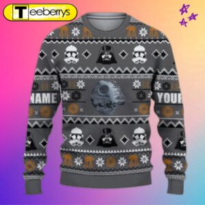 Darth Vader Stormtrooper Ugly Sweater…