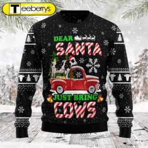 Deer Santa Just Bring Cows…