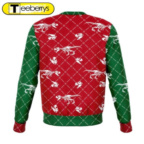 Dinosaur T-rex Ugly Christmas Sweater