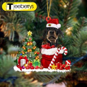 Dobermann Gift Bag Merry Christmas…