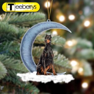 Dobermann Sits On The Moon…