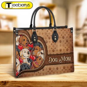 Dog Mom Leather Bag –…