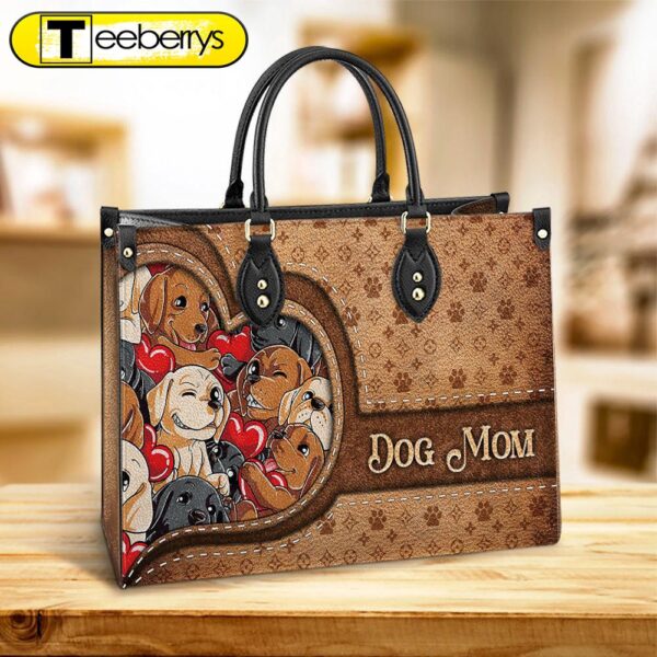 Dog Mom Leather Bag – Dog Mom Gift Ideas – Women’s Pu Leather Bag