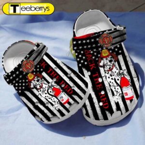 Dogs Firefighter Clogs Shoes Birthday…