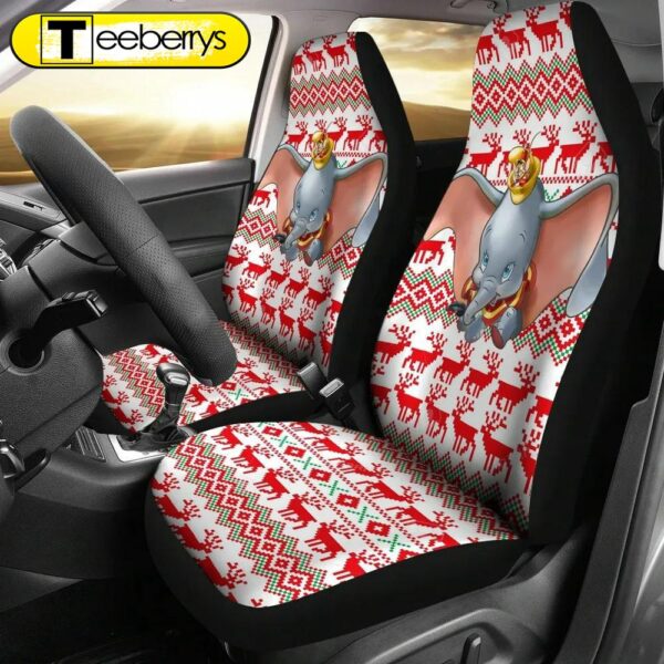 Dumbo Elephant Reindeer Christmas Car Seat Covers