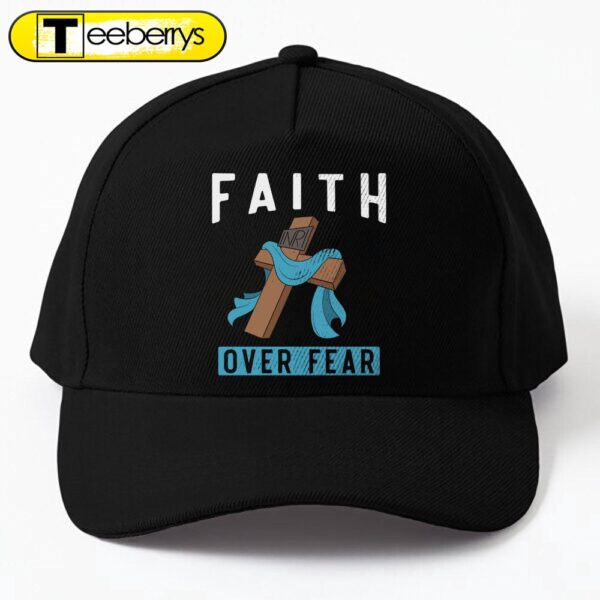 Faith Over Fear Christian Prayer Jesus Devotee Jesus Cap