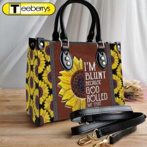 Faith Sunflower Funny Leather Bag…