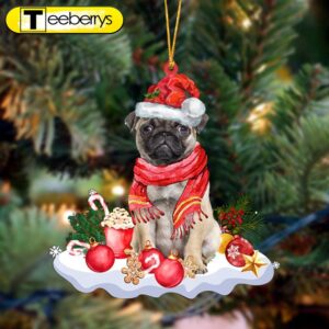 Fawn Pug Better Christmas Hanging…