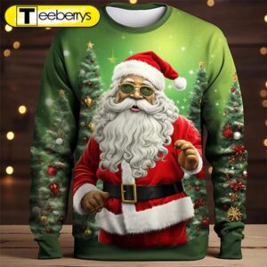 Festive 3D Santa Claus Shirt…