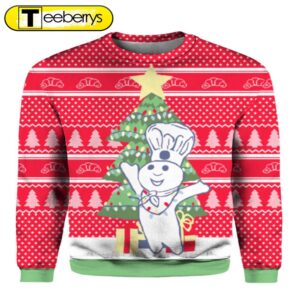 Festive Doughboy Christmas Sweater Cozy and Cheerful Attire for the Holidays