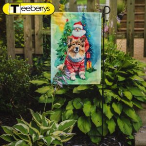 Finnish Lapphund Christmas Garden Flag