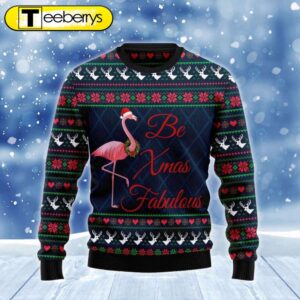 Flamingo Be Xmas Fabulous Ugly…