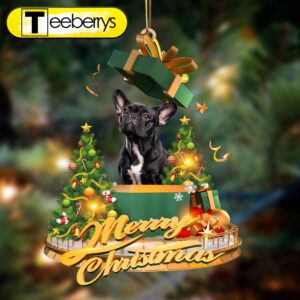 French Bulldog Merry Christmas Dog…