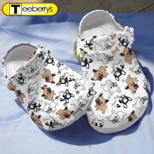 French Bulldogbulldog Cartoon Clogs Shoes…