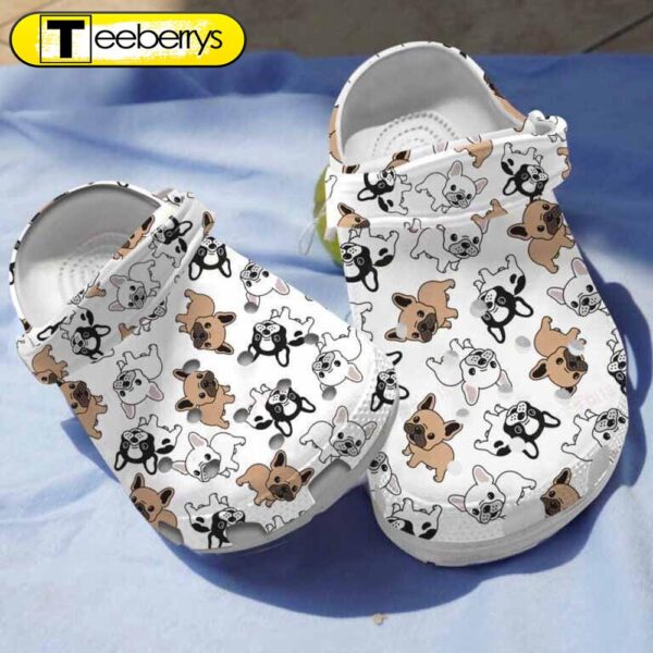 French Bulldogbulldog Cartoon Clogs Shoes Birthday Christmas Gifts