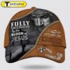 Fully Vaccinated By The Blood Of Jesus On The Cross Custom Name Baseball Cap – Christian Hats