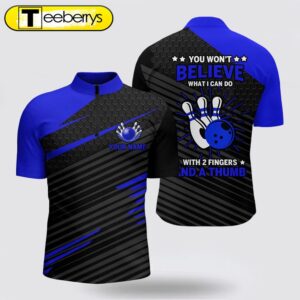 Funny Bowling Shirt , Blue…