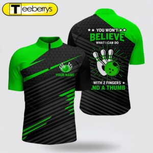 Funny Bowling Shirt , Green…