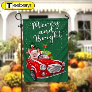 Funny Christmas Garden Flag, Merry…