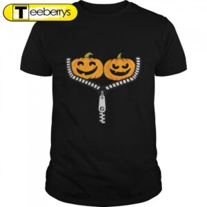 Funny Halloween Stop Staring At My Pumpkins Happy Halloween T-Shirt