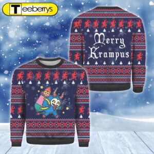 Funny Merry Krampus Christmas Ugly…