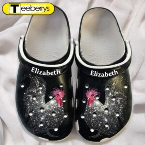 Galaxy Chicken Personalized Shoes Clogs…