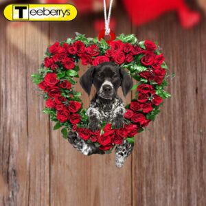 German Shorthaired Pointer-Heart Wreath Two…