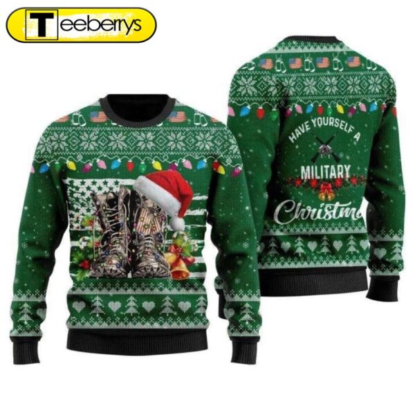 Get Festive with a Soldier s Military Ugly Christmas Sweater