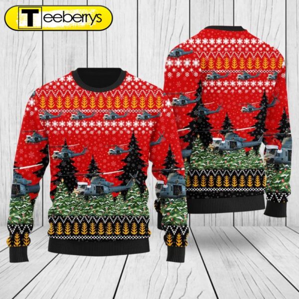 Get Festive with Bell UH-1Y Venom Ugly Christmas Sweater – Limited Edition