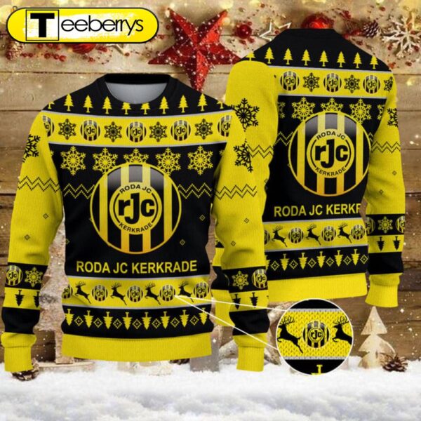 Get Festive with Roda JC Kerkrade Ugly Christmas Sweater – Limited Edition