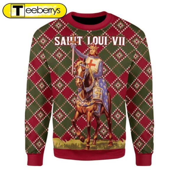 Get Festive with Saint Loui VII Ugly Christmas Sweater – Stylish Holiday Attire