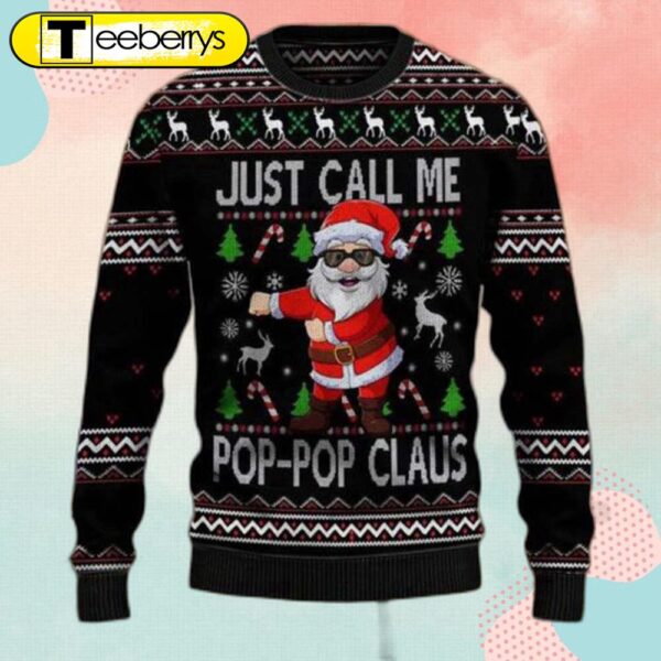 Get Festive with Santa s Ugly Christmas Sweater – Perfect for Pop Pop Claus